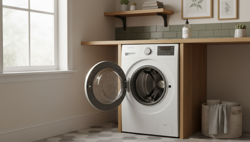 découvrez s'il vaut mieux laisser la porte de votre lave-linge ouverte ou fermée après chaque lavage pour prévenir la moisissure et réduire votre facture d'énergie.